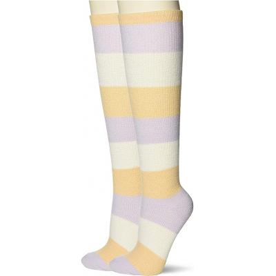 Lavender tricolor socks