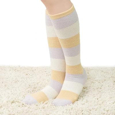 Lavender tricolor socks
